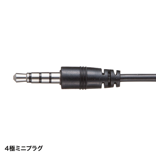 MM-HS401BK / 4極対応ヘッドセット