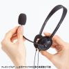 MM-HS408BK 4極対応ヘッドセット MM-HS408BK / 4極対応ヘッドセット