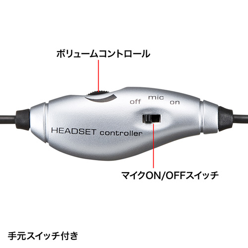 MM-HS507NCN / マルチメディアPCヘッドセット