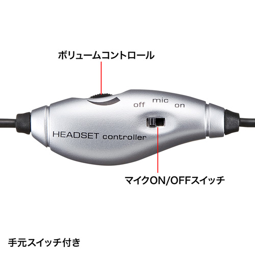 MM-HS509NCN / マルチメディアPCヘッドセット