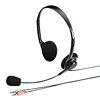 MM-HS515BK マルチメディアPCヘッドセット(ブラック) MM-HS515BK / マルチメディアPCヘッドセット(ブラック)