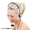 MM-HS515SVN マルチメディアPCヘッドセット(シルバー) MM-HS515SVN / マルチメディアPCヘッドセット(シルバー)