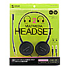 MM-HS521BK マルチメディアPCヘッドセット(ブラック) MM-HS521BK / マルチメディアPCヘッドセット(ブラック)