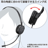 MM-HS521W マルチメディアPCヘッドセット(ホワイト) MM-HS521W / マルチメディアPCヘッドセット(ホワイト)