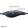 MM-HS523NC マルチメディアPCヘッドセット MM-HS523NC / マルチメディアPCヘッドセット