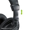 MM-HS524BK マルチメディアPCヘッドセット MM-HS524BK / マルチメディアPCヘッドセット