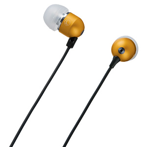 MM-HS700D / マイク付きステレオイヤホン(オレンジ)