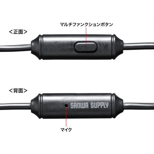MM-HS710BK / 4極イヤホンマイク