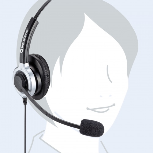 MM-HSRJ02 / 電話用ヘッドセット（片耳タイプ）