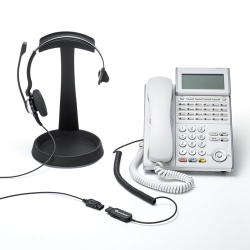 MM-HSRJ03 / 電話用ヘッドセット（片耳タイプ）