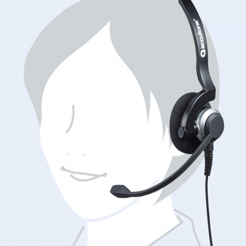 MM-HSRJ03 / 電話用ヘッドセット（片耳タイプ）