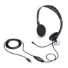 MM-HSTC02BK USB TypeC ヘッドセット MM-HSTC02BK / USB TypeC ヘッドセット