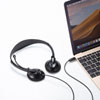 MM-HSTC02BK USB TypeC ヘッドセット MM-HSTC02BK / USB TypeC ヘッドセット