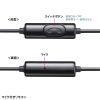 MM-HSTC04BK / USB Type-Cイヤホンマイク