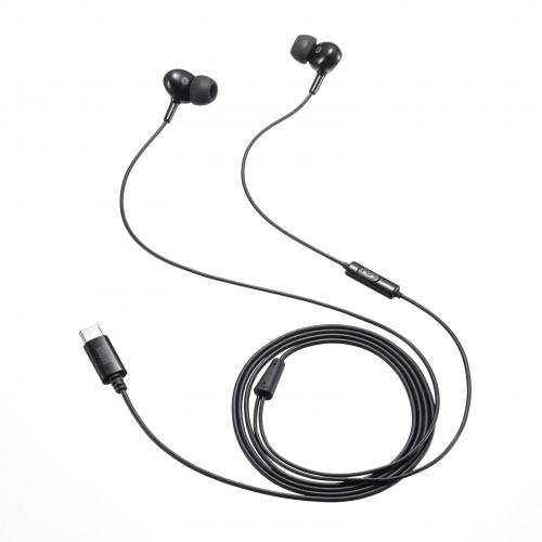 MM-HSTC04BK / USB Type-Cイヤホンマイク