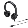 MM-HSU02BK USBヘッドセット(ブラック) MM-HSU02BK / USBヘッドセット(ブラック)