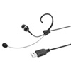 MM-HSU04BK イヤホン型USBヘッドセット MM-HSU04BK / イヤホン型USBヘッドセット