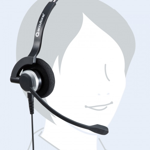 MM-HSU07BK / USBヘッドセット