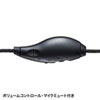 MM-HSU09BK USBヘッドセット MM-HSU09BK / USBヘッドセット