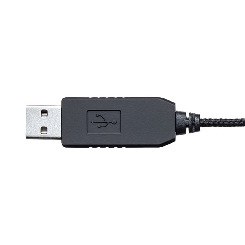 MM-HSU09BK / USBヘッドセット