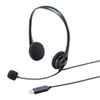 MM-HSU09BK USBヘッドセット MM-HSU09BK / USBヘッドセット