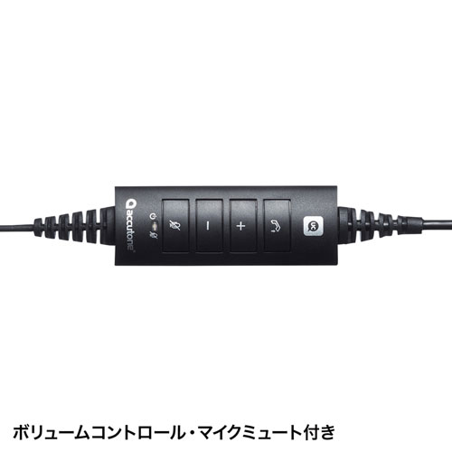 MM-HSU11BK / USBヘッドセット