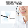 MM-HSU20BK USBヘッドセット MM-HSU20BK / USBヘッドセット