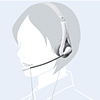 MM-HSUSB14GY USB対応ヘッドセット(グレー) MM-HSUSB14GY / USB対応ヘッドセット(グレー)