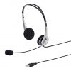 MM-HSUSB16SVN USBヘッドセット(シルバー) MM-HSUSB16SVN / USBヘッドセット(シルバー)
