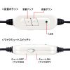 MM-HSUSB16WN / USBヘッドセット（ホワイト）