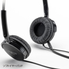 MM-HSUSB18BK USBヘッドセット(ブラック) MM-HSUSB18BK / USBヘッドセット(ブラック)