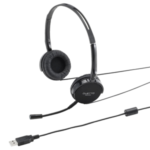 MM-HSUSB18BK / USBヘッドセット(ブラック)