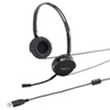 MM-HSUSB18BK USBヘッドセット(ブラック) MM-HSUSB18BK / USBヘッドセット(ブラック)