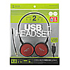 MM-HSUSB18R USBヘッドセット(レッド) MM-HSUSB18R / USBヘッドセット(レッド)
