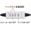MM-HSUSB6W USBヘッドセット(ホワイト) MM-HSUSB6W / USBヘッドセット(ホワイト)