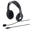 MM-HSUSB7BK USBヘッドセット(ブラック) MM-HSUSB7BK / USBヘッドセット(ブラック)