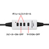 MM-HSUSB7W USBヘッドセット(ホワイト) MM-HSUSB7W / USBヘッドセット(ホワイト)