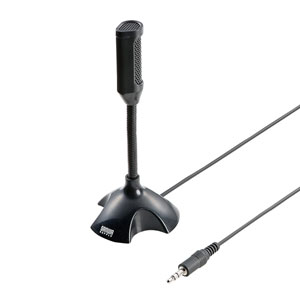 MM-MC15BK / マルチメディアマイクロホン(ブラック)
