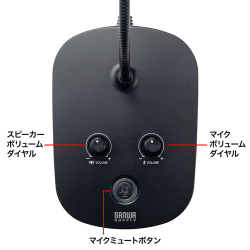 MM-MC37 / スタンドマイク型USBスピーカーフォン