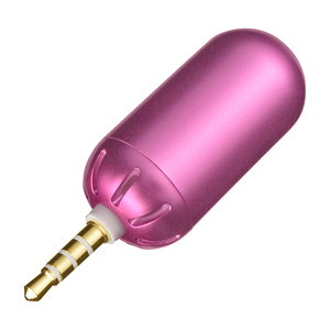 MM-MCSP1P2【小型スピーカーマイク（ピンク）】iPodのボイス