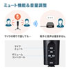 MM-MCU05BK WEB会議高感度USBマイク MM-MCU05BK / WEB会議高感度USBマイク