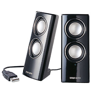 MM-SPA1BK / USBスピーカー(ブラック)