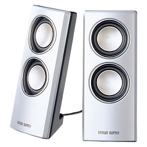 MM-SPA2SV / マルチメディアスピーカー(シルバー)