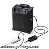 MM-SPAMP10 ワイヤレスマイク スピーカー 拡声器(最大出力60W・AC電源/充電式、音楽再生) MM-SPAMP10 / ワイヤレスマイク スピーカー 拡声器(最大出力60W・AC電源/充電式、音楽再生)