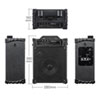 MM-SPAMP10 ワイヤレスマイク スピーカー 拡声器(最大出力60W・AC電源/充電式、音楽再生) MM-SPAMP10 / ワイヤレスマイク スピーカー 拡声器(最大出力60W・AC電源/充電式、音楽再生)