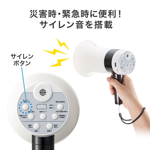 MM-SPAMP13 / ハンドメガホン拡声器