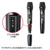 MM-SPAMP14 ワイヤレスマイク付き拡声器スピーカー(バッテリー内蔵・ワイヤレスマイク2本対応) MM-SPAMP14 / ワイヤレスマイク付き拡声器スピーカー(バッテリー内蔵・ワイヤレスマイク2本対応)