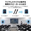 MM-SPAMP14 ワイヤレスマイク付き拡声器スピーカー(バッテリー内蔵・ワイヤレスマイク2本対応) MM-SPAMP14 / ワイヤレスマイク付き拡声器スピーカー(バッテリー内蔵・ワイヤレスマイク2本対応)