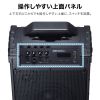 MM-SPAMP14 / ワイヤレスマイク付き拡声器スピーカー(バッテリー内蔵・ワイヤレスマイク2本対応)