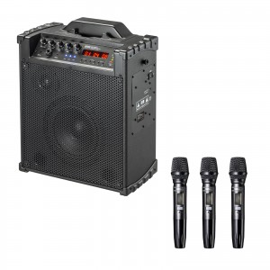 MM-SPAMP8【ワイヤレスマイク付き拡声器スピーカー】最大200Wの大出力 